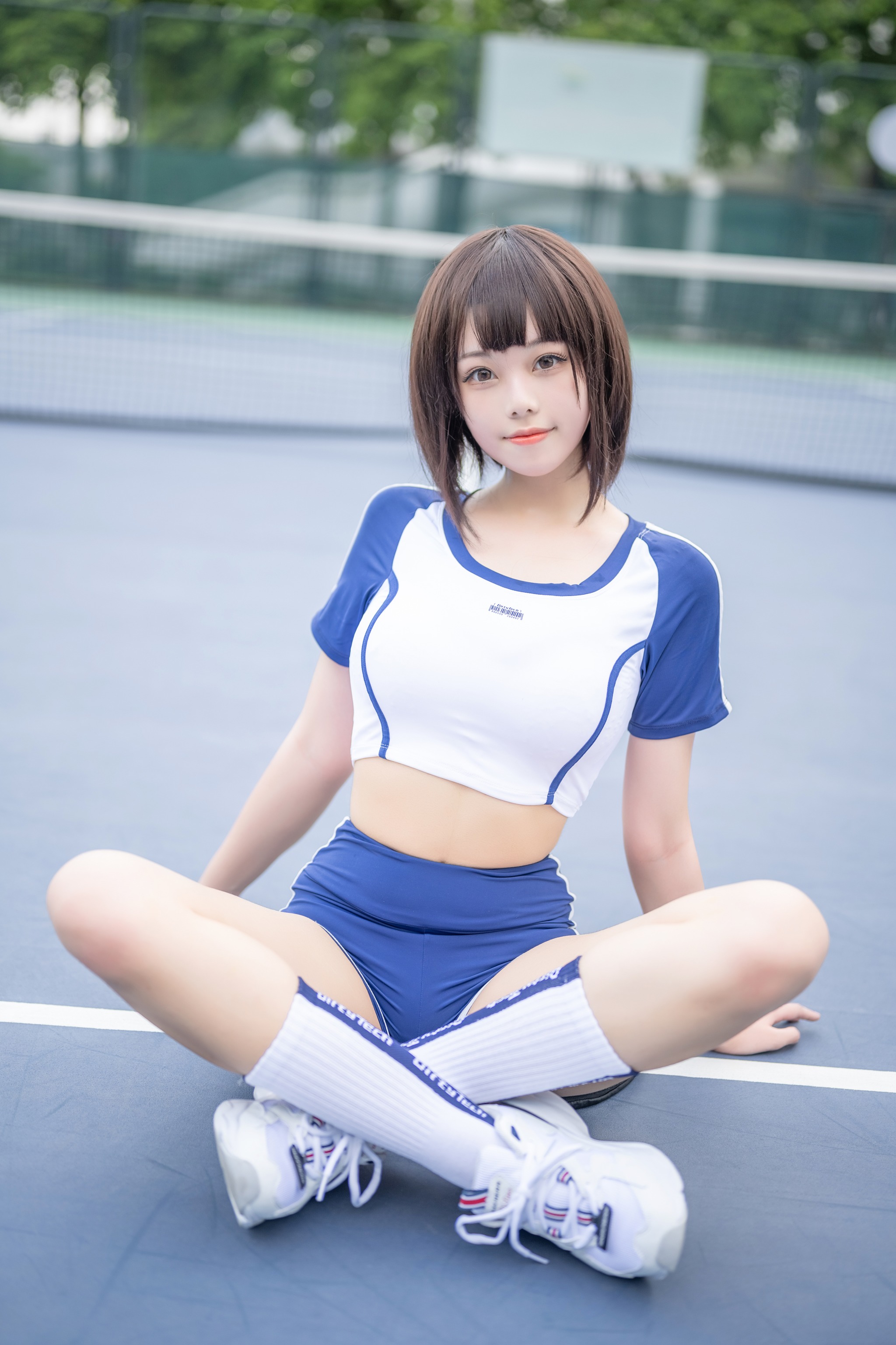 图片[1]-蜜汁猫裘 – NO.064 体操服 [50P]-XikXak